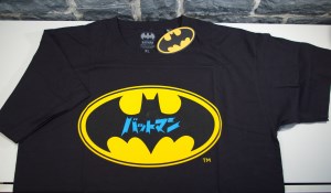 T-Shirt Batman Japanese Logo Black (03)
